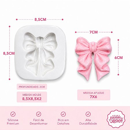 Molde de Silicone Laço Encanto Real M