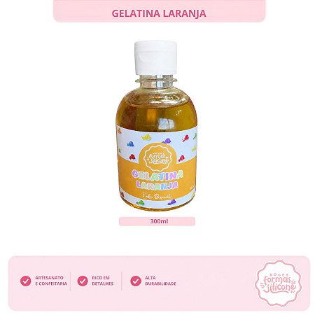 Gelatina Laranja - Fake Biscuit