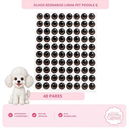 Olhos Resinados Poodle G