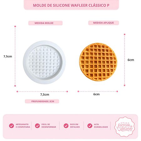 Molde De Silicone Wafleer Classico P