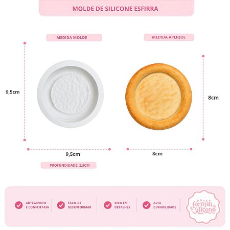 Molde De Silicone Esfirra