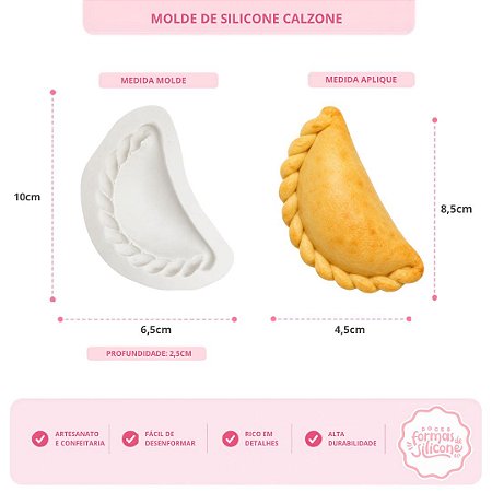 Molde De Silicone Calzone