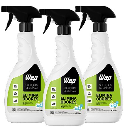 WAP Elimina Odores 500ml (Kit com 3 unidades)