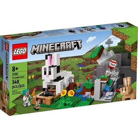 Lego Minecraft - Rancho do Coelho - 340 Peças - 21181 - Lego