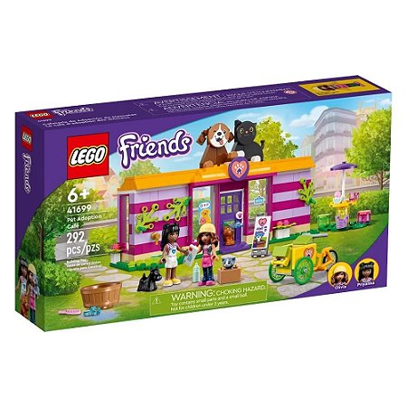 Lego Friends - Café de Adoção de Animais - 292 Peças - 41699 - Lego✔
