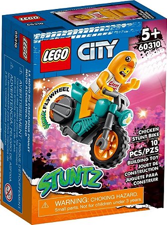 Lego City - Motocicleta de Acrobacias - 10 Peças - 60310 - Lego✔