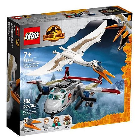 Lego Jurassic World - Emboscada de Avião - 306 Peças - 76947✔