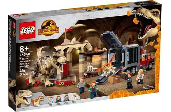 Lego - Mundo Jurássico - Fuga Dos Dinossauros - 76948