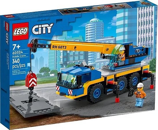 Lego City - Guindaste Móvel - 340 Peças  - 60324 - Lego✔