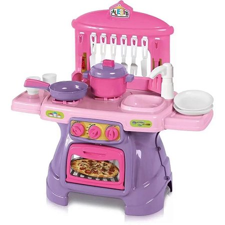 Cozinha - Mini Chef c/Agua - Rosa - 0317 - Calesita - Real Brinquedos