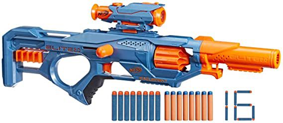 Lançador Nerf Arminha De Brinquedo Pistola Dardos Tambor