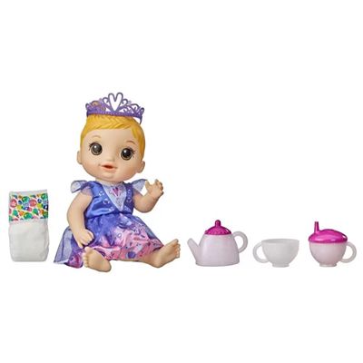 Boneca Baby Alive Bebê Chá de Princesa - Loira -  F0031 - Hasbro