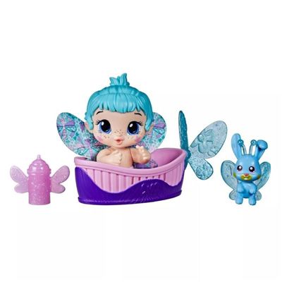 Boneca Baby Alive Glo Pixies Minis Aqua Flutter -  F2599  - Hasbro