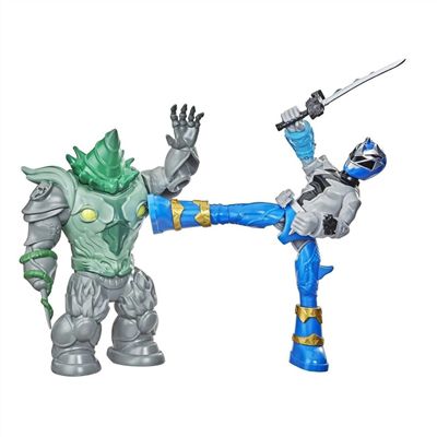 Boneco - Power Ragers Fúria do Dino - Ranger Azul - Shockhorn - F1261 -  Hasbro