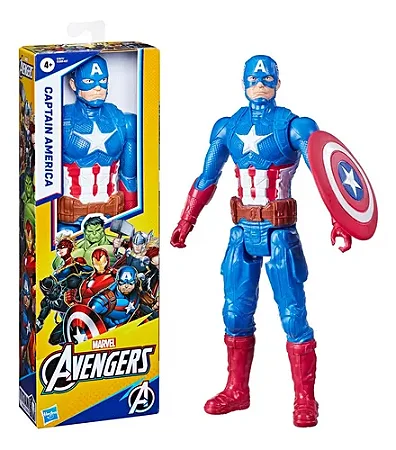 Boneco Capitão América Vingadores - Blast Gear - E7877 - Hasbro