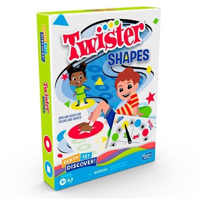 Jogo Twister Shapes Formas - F1405 - Hasbro - Real Brinquedos