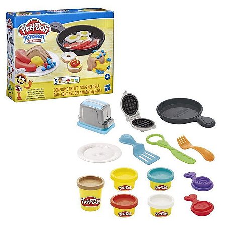 Massinha Play-doh - Kit De Cozinha - Café Da Manhã Divertido - E7253 - Hasbro