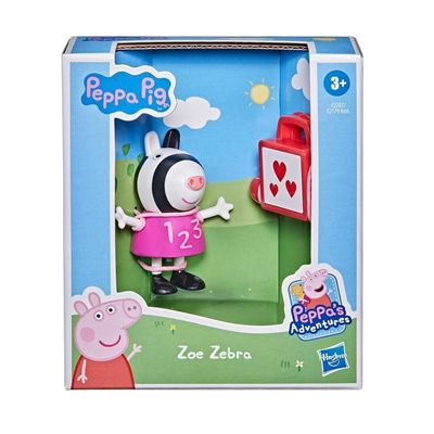Peppa Pig e Amigos -  Boneco Zoe Zebra  - Miniatura - F2179 -  Hasbro