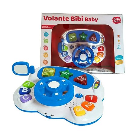 Volante BiBi BaBy Musical de Plástico - DMB5809 - DMTOYS