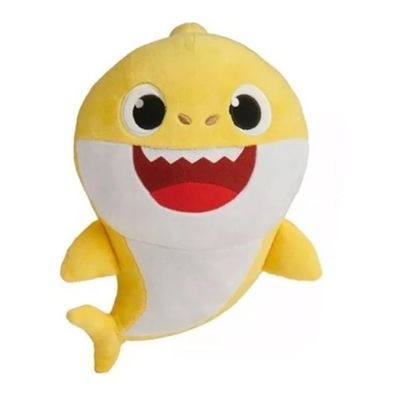 Baby Shark Pelúcia - Amarelo Com Som - 2352 - Sunny