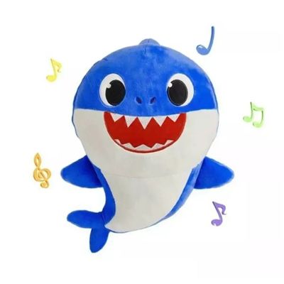 Baby Shark Pelúcia - Azul Com Som - 2352 - Sunny