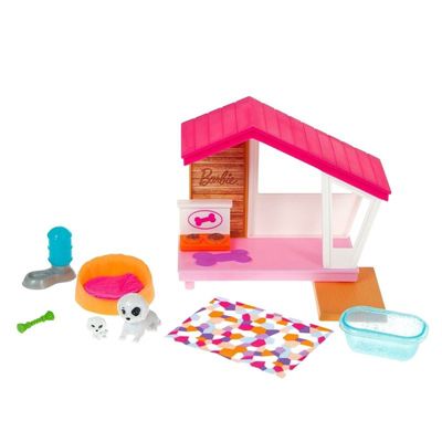 Barbie -  Casinha com Pets - Mini Conjunto - GRG75 - Mattel