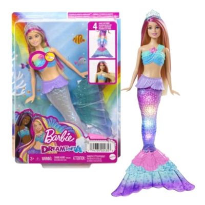 Barbie Dreamtopia Sereia Com Luzes Cintilantes - HDJ36 - Mattel