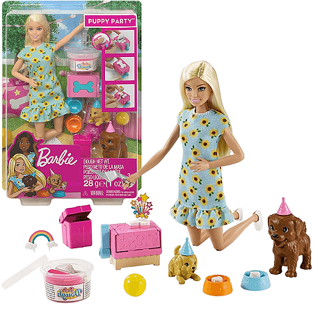 Barbie Sisters & Pets - Aniversário Do Cachorrinho - Gxv75 - Mattel