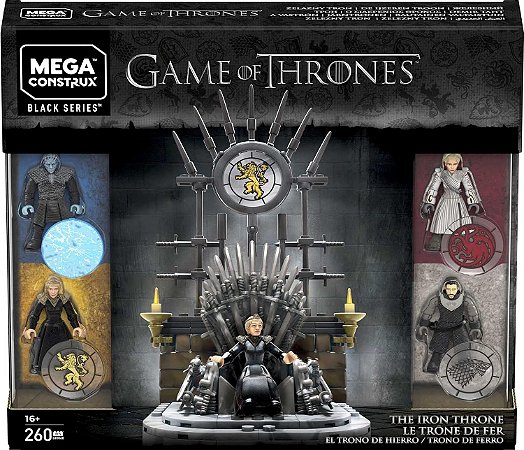 Blocos de Montar - Mega Construx - Game of Thrones - Trono De Ferro - GKM68 - Mattel