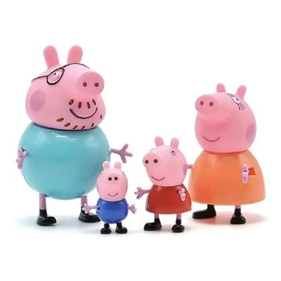 Família Peppa Pig 4 Bonecos - 2301 -  Sunny