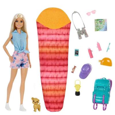 Boneca - Barbie Malibu - Dia de Acampamento - Loira - HDF73 - Mattel