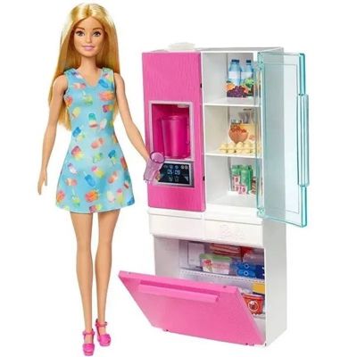 Boneca Barbie - Móveis e Acessórios - Cozinha - Loira - DVX51 - Mattel -  Real Brinquedos