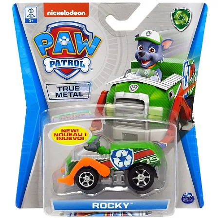 Mini Carro - Patrulha Canina - Metal - Rocky - 1390 Sunny