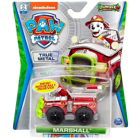 Mini Carro - Patrulha Canina - Metal -  Marshall - 1390 Sunny