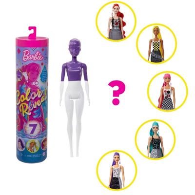 Boneca Barbie - Fashionista - Color Reveal  - 7 Surpresa - GWC56 - Mattel