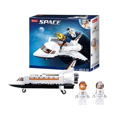 Blocos de Montar - Astronautas Ônibus Espacial 231 Peças - BR1034 - Multikids