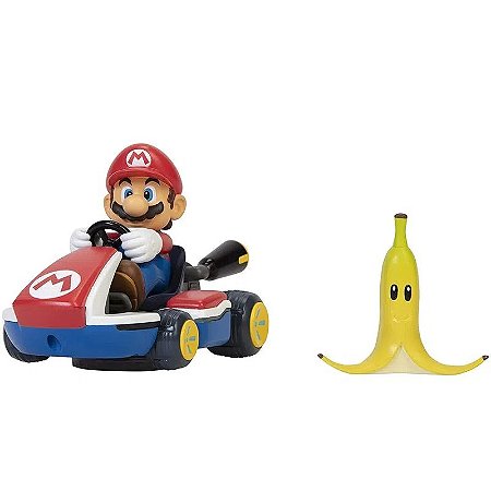 Carrinho Super Mario Kart Spin Out - 3022 - Candide