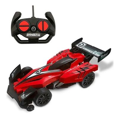 Carro de controle remoto com coleção sensível UV, escala 1:24, rosa e  vermelho brinquedo elétrico