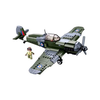 Blocos de Montar Cubic  - wwii Avião de Combate 290 Peças -  BR1486 - Multikids