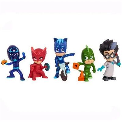 PJ Masks - Conjunto com 5 Bonecos  -BR1264 - Multikids