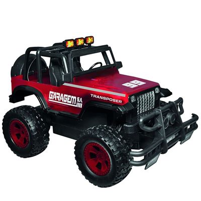 Brinquedo RC Carro Controle Remoto The Rock 7 Funcoes 3575