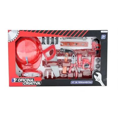 Kit Ferramenta Oficina Criativa - BR796 - Multikids - Real Brinquedos