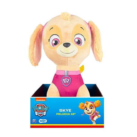 Patrulha Canina Pelúcia  Skye - 30cm - 1342 - Sunny