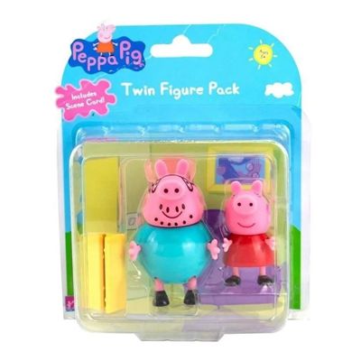Peppa Pig - Conjunto Peppa Pig e Papai Pig - 2300 - Sunny