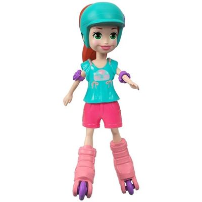 Boneca Polly Pocket Ativa - Lila Patins - FTP65 - Mattel