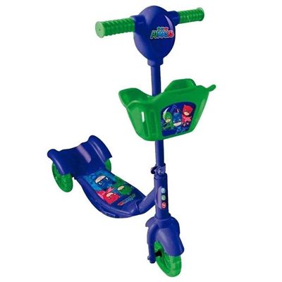 Patinete PJ Masks 3 Rodas com Luzes - BR1311 - Multikids