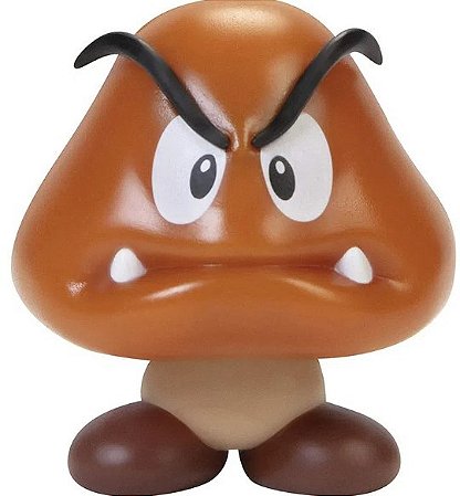 Mini Boneco Colecionável - Super Mario - Goomba - 3001 - Candide