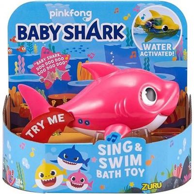 Robo Alive Baby Shark - Rosa - 1118 - Candide
