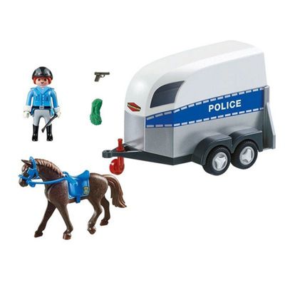 Playmobil - Polícia Montada com Trailer - 1680 - Sunny