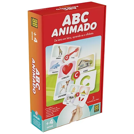 Jogo Educativo Infantil Abc Animado - 1704 - Grow